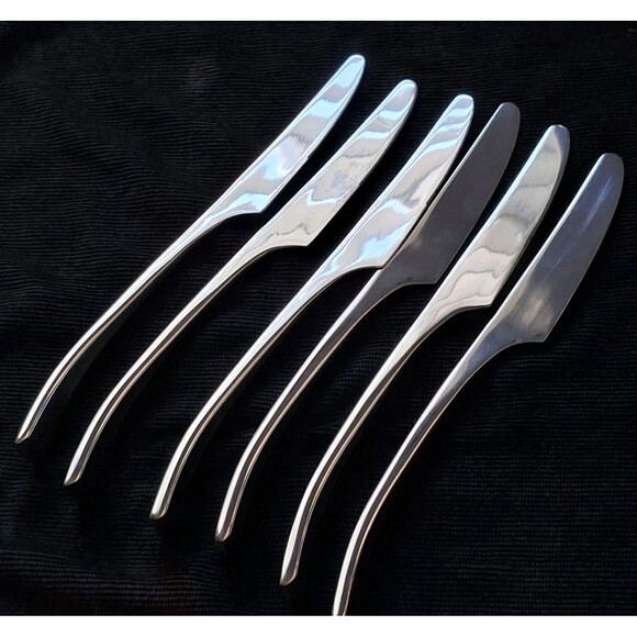 JA Henckels Zwilling BELLASERA 18/10 Stainless 6 Piece Dinner Knives Flatware - Picture 4 of 10